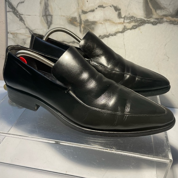 GUCCI loafers shoes mens leather sz 10 made in italy - Picture 2 of 16